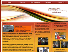 Tablet Screenshot of dechtinc.com